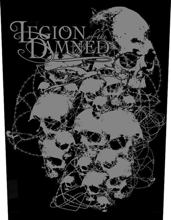 Legion Of The Damned Skulls Rückenaufnäher