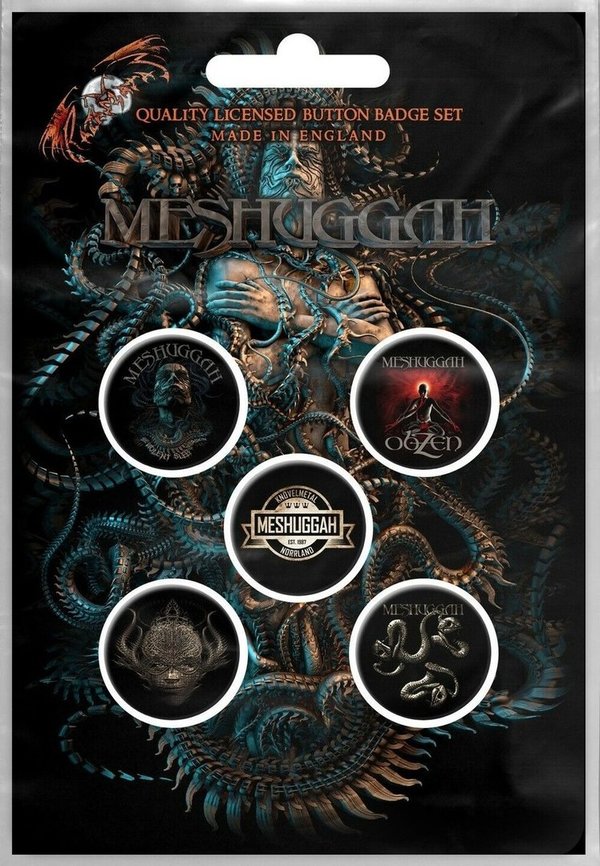 Meshuggah Violent Sleep of Reason Button Pack
