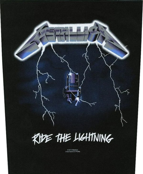 Metallica Ride The Lightning Rückenaufnäher