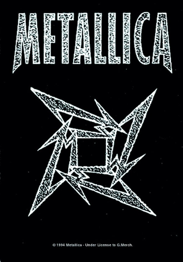 Metallica Ninja Logo Posterfahne