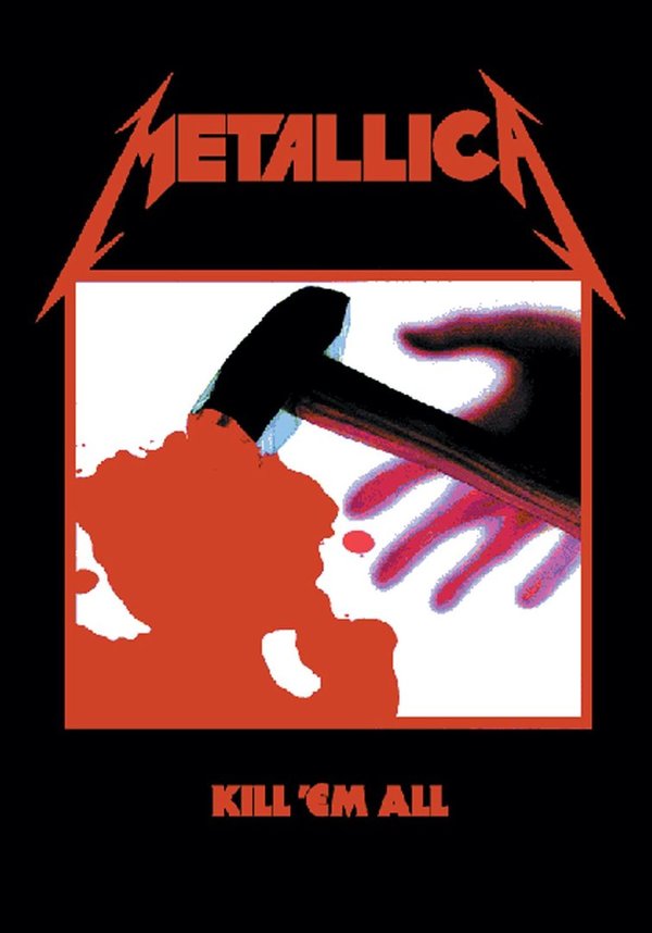 Metallica Kill´em all Posterfahne