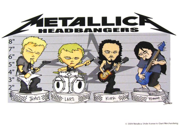 Metallica Headbangers Postkarte