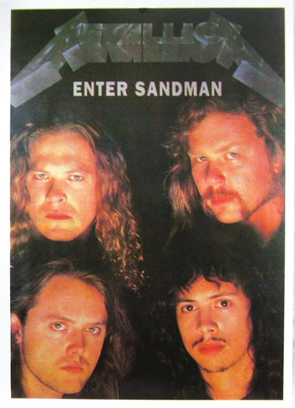 Metallica Enter Sandman Postkarte