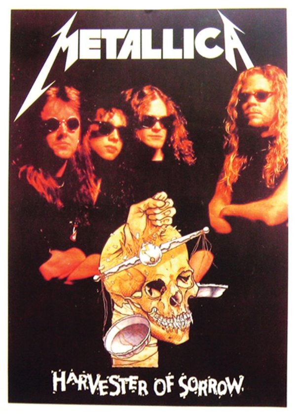 Metallica Harvester of Sorrow Postkarte