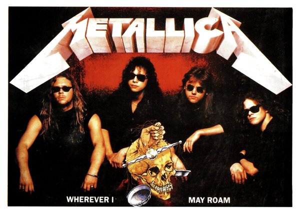 Metallica Where Ever I May Roam Postkarte