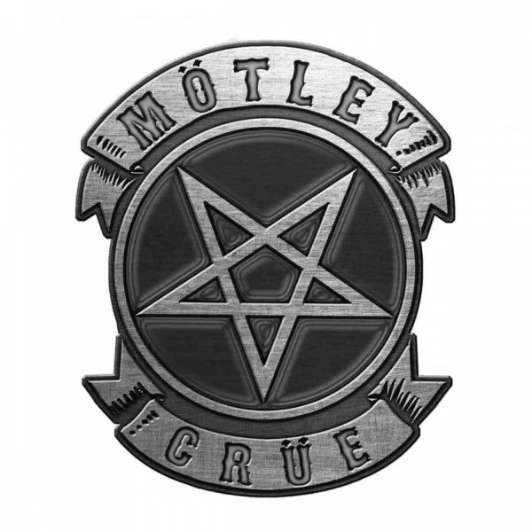 Mötley Crüe Pentagram Anstecker