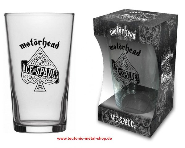 Motörhead Ace of Spades Bierglas NEU & OFFICIAL!