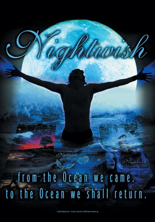 Nightwish From the Ocean Posterfahne