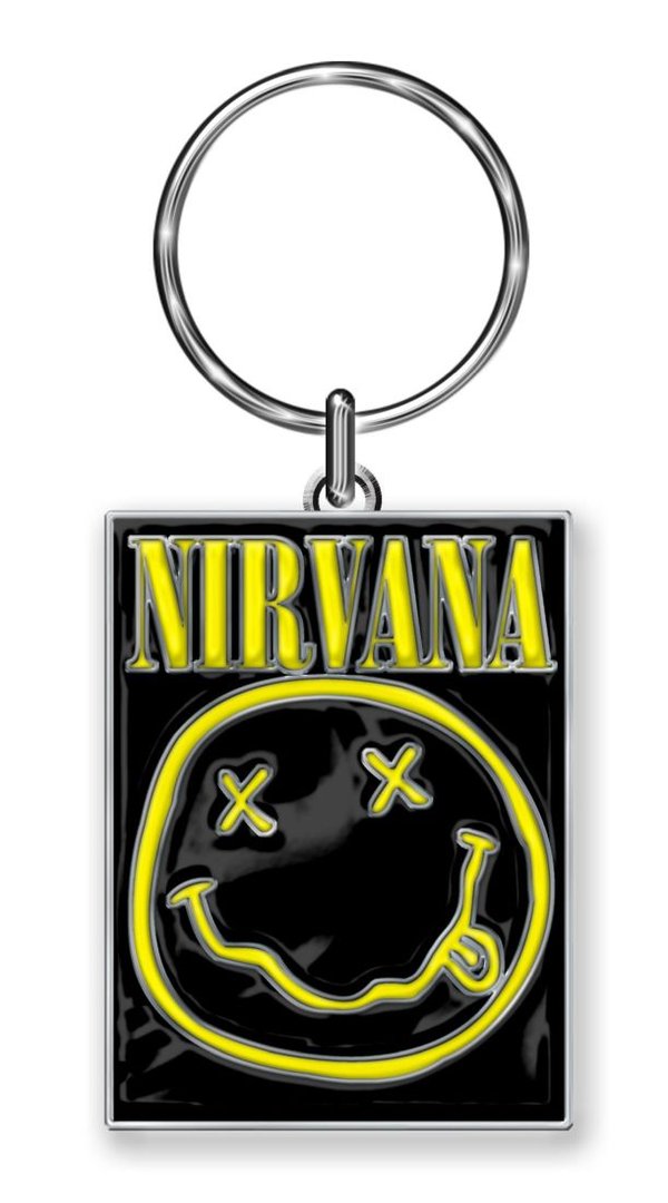 Nirvana Smiley Schlüsselanhänger