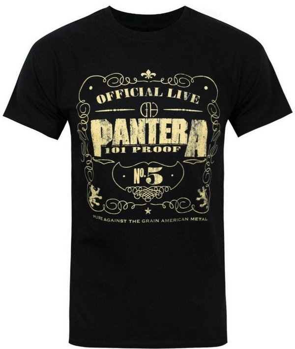 Pantera 101 Proof  Band T-Shirt