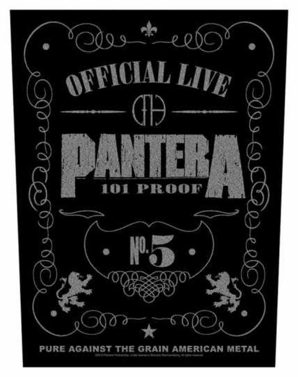 Pantera - 101% Proof Rückenaufnäher