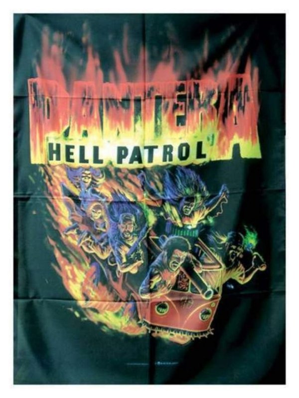 Pantera Hell Patrol Posterfahne