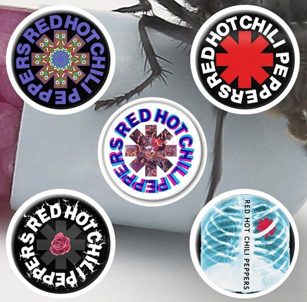 Red Hot Chili Peppers - I'm with you Button Set