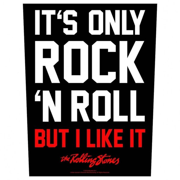 The Rolling Stones - Rückenaufnäher It's Only Rock n Roll