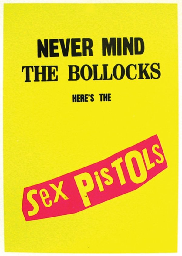 Sex Pistols The Bollocks-Postkarte
