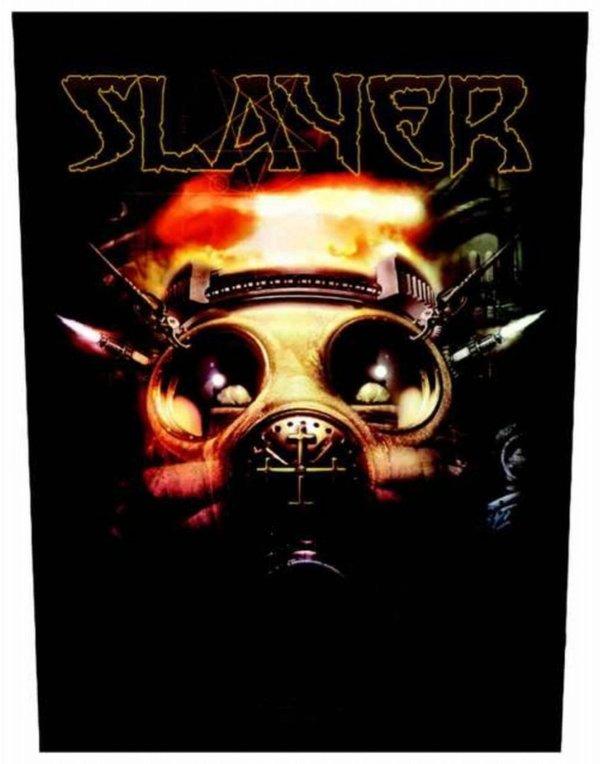 Slayer Mask Face Rückenaufnäher