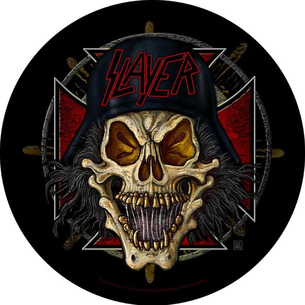 Slayer - Wehrmacht Circular Rückenaufnäher