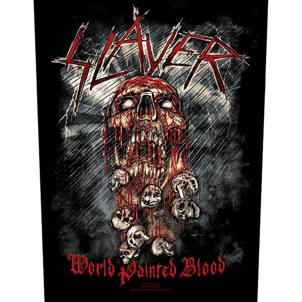 Slayer- World Painted Blood Rückenaufnäher
