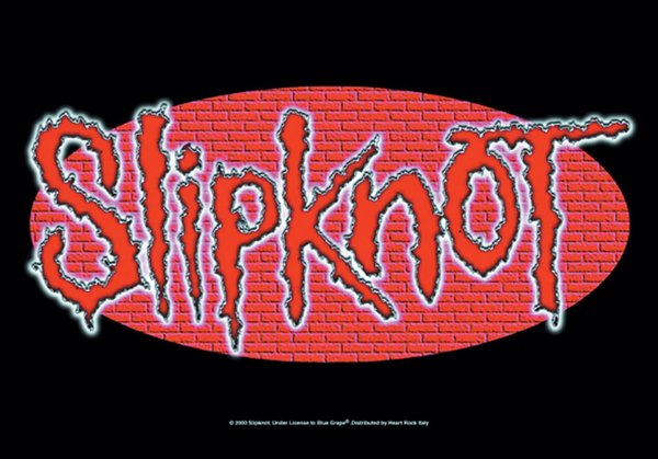 Slipknot - Brick Logo Posterfahne
