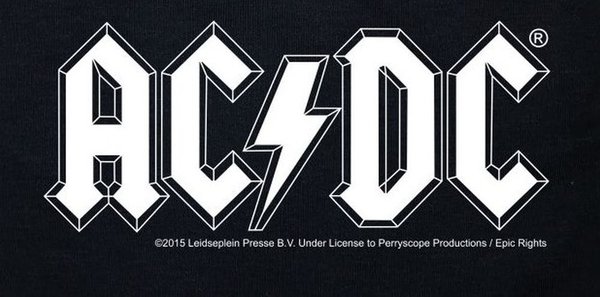 AC/DC Logo Baby Lätzchen
