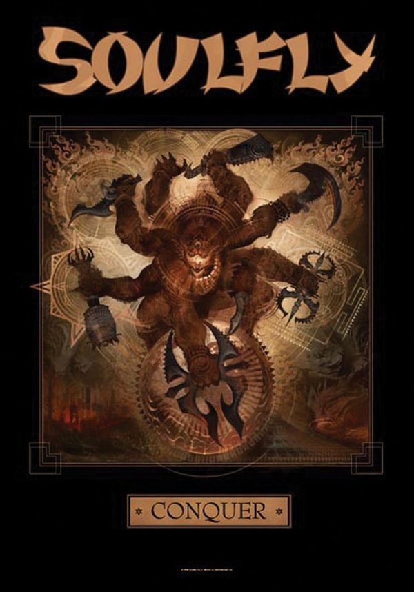 Soulfly Conquer Posterfahne