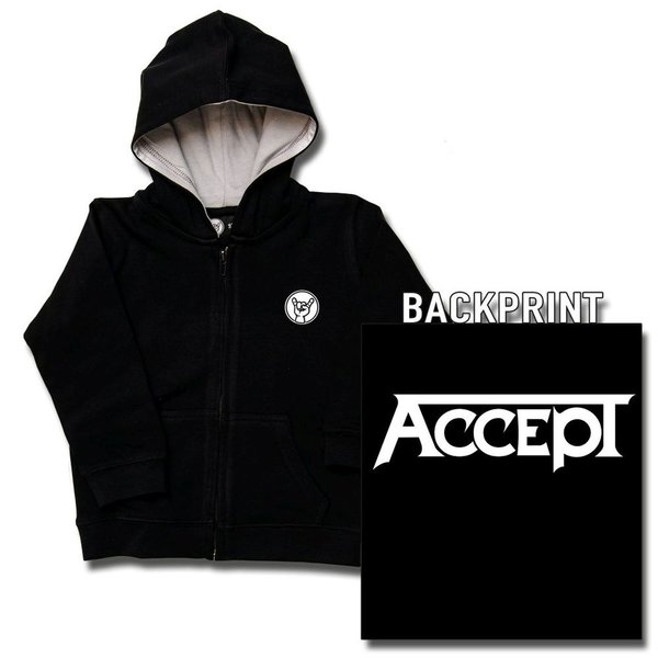 Accept (Logo) - Baby Kapuzenjacke