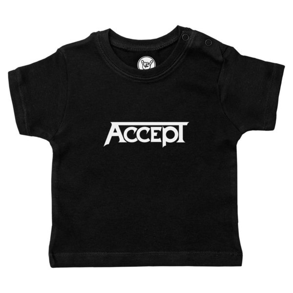 Accept (Logo) - Baby T-Shirt (100% Bio-Baumwolle -Organic)