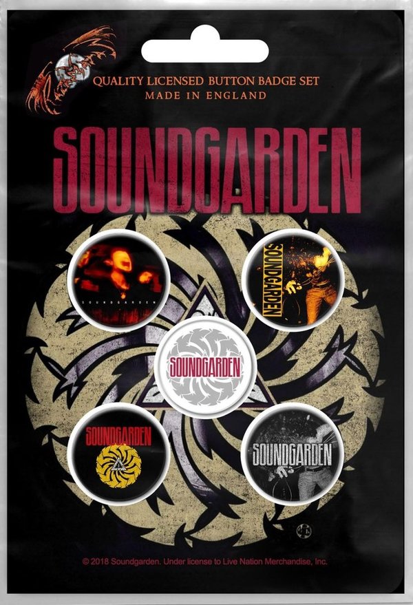 Soundgarden Button Set - Badmotorfinger