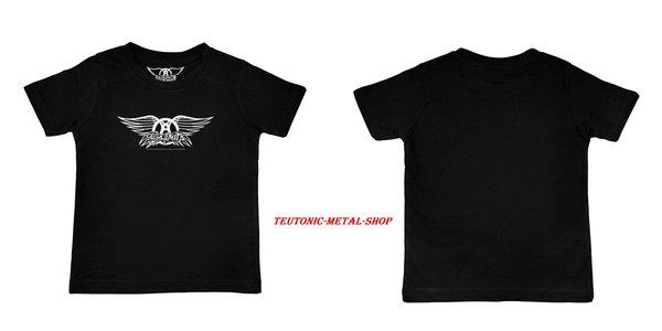 Aerosmith (Logo Wings) - Kinder T-Shirt (100% Bio-Baumwolle- Organic)