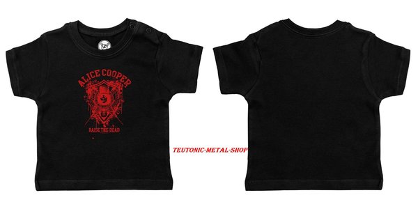 Alice Cooper (Raise the Dead) - Baby T-Shirt (100% Bio-Baumwolle -Organic)