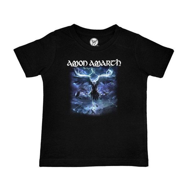 Amon Amarth (Raven's Flight) - Kinder T-Shirt- (100% Bio-Baumwolle -Organic)