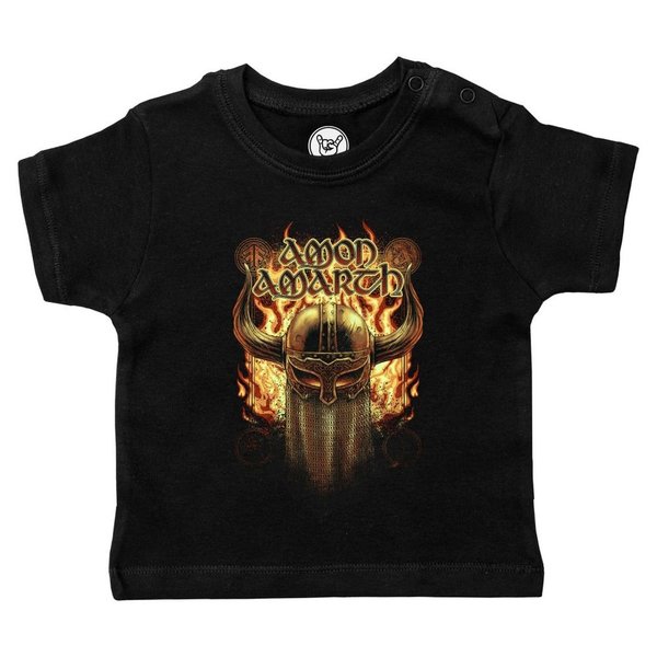 Amon Amarth (Helmet) - Baby T-Shirt (100% Bio-Baumwolle -Organic)