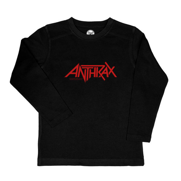 Anthrax (Logo) - Kinder Longsleeve (100% Bio-Baumwolle-Organic)