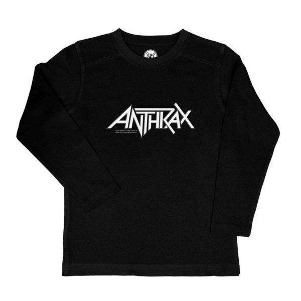 Anthrax (Logo) - Kinder Longsleeve (100% Bio-Baumwolle-Organic)