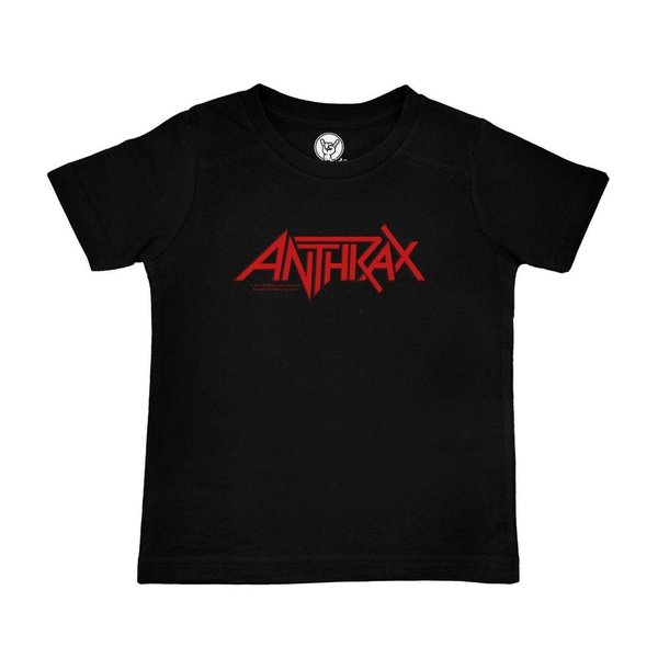 Anthrax (Logo) - Kinder T-Shirt (100% Bio-Baumwolle -Organic)