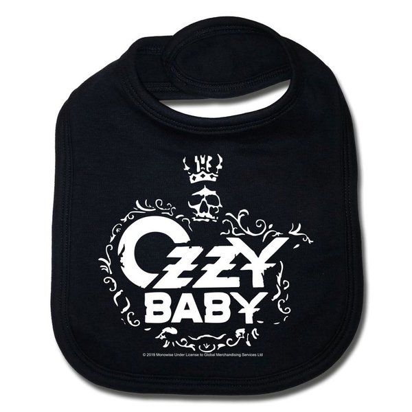 Ozzy Osbourne (Ozzy Baby) - Baby Lätzchen 100% Bio-Baumwolle-Organic