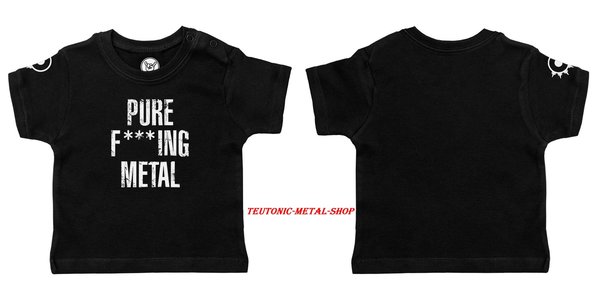 Arch Enemy (Pure F***ing Metal)- Baby T-Shirt (100% Bio-Baumwolle -Organic)