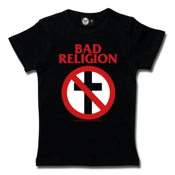 Bad Religion (Cross Buster) - Girly Shirt (100% Bio-Baumwolle-Organic)