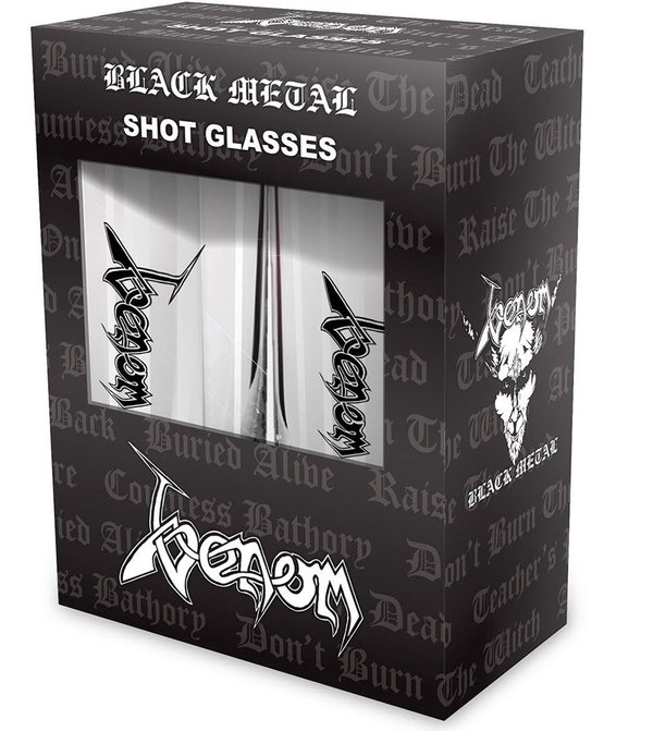 Venom Logo Shotglas Schnapsglas Set NEU & OFFICIAL!
