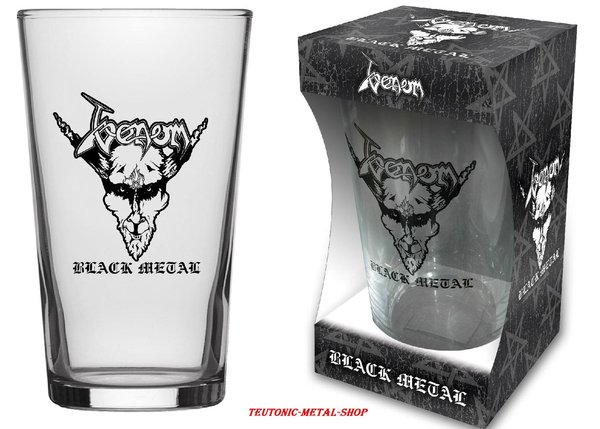 Venom-Black Metal Bierglas Trinkglas NEU & OFFICIAL!