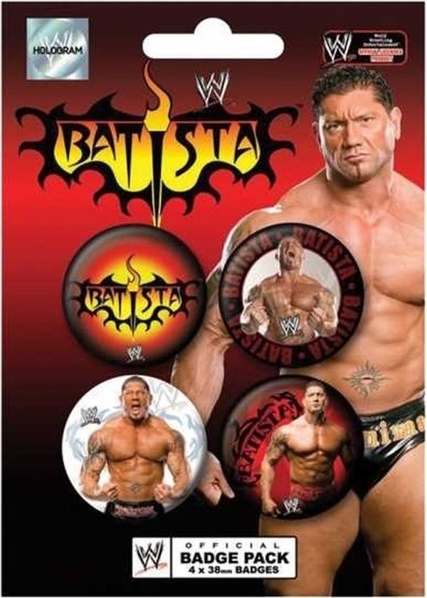 Batista- WWE Button Pack