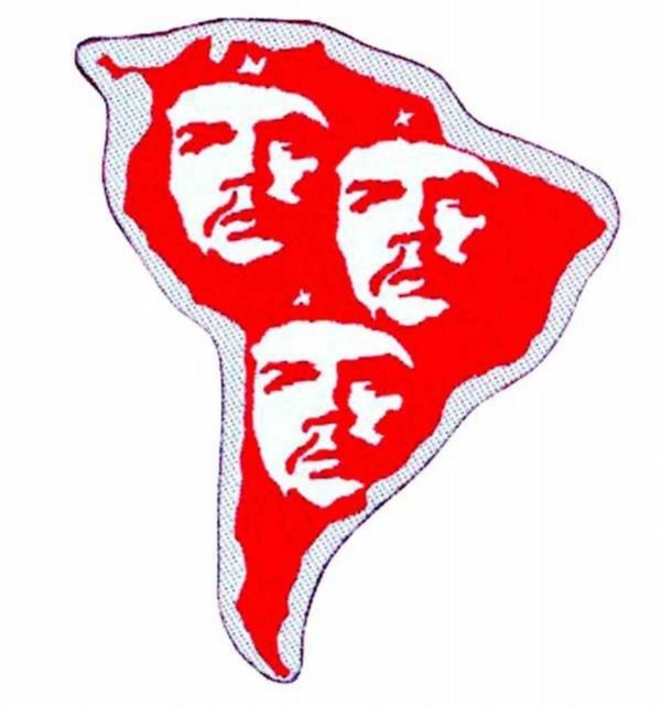 Che Guevara S. America Cut Out Aufnäher