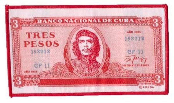 Che Guevara Tres Pesos Aufnäher