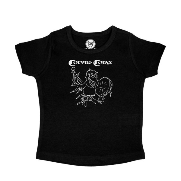 Corvus Corax (Drescher) - Girly Shirt (100% Bio-Baumwolle-Organic)
