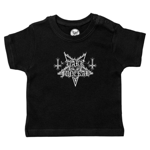 Dark Funeral  Logo - Baby T-Shirt-100% Bio-Baumwolle -Organic