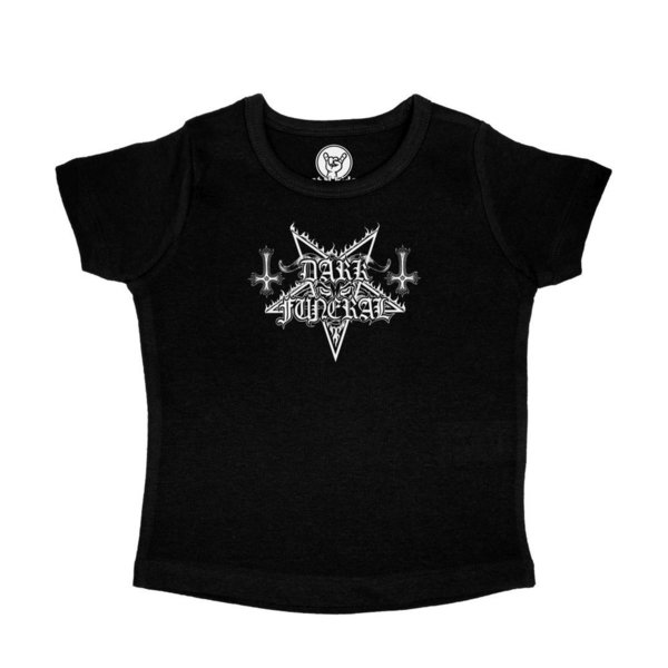 Dark Funeral- Logo - Girly Shirt- 100% Bio-Baumwolle -Organic