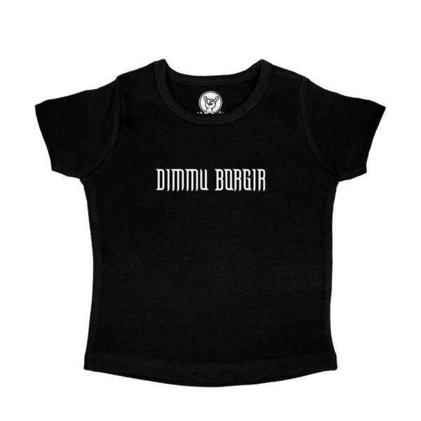 Dimmu Borgir- Logo Girly Shirt  100% Bio-Baumwolle-Organic