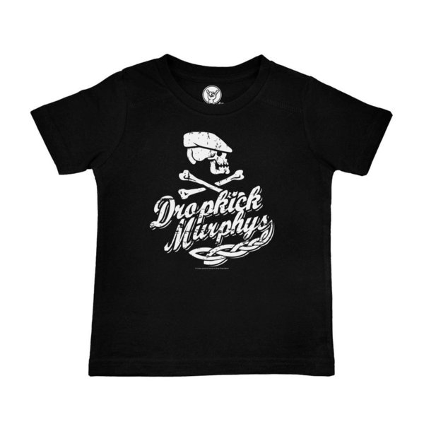 Dropkick Murphys- Scally Skull Ship Kinder T-Shirt- 100% Bio-Baumwolle -Organic