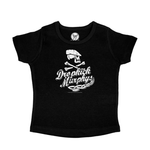 Dropkick Murphys- Scally Skull Ship  Girly Shirt 100% Bio-Baumwolle-Organic
