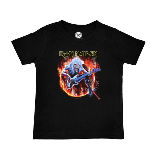 Iron Maiden- Fear Live Flame - Kinder T-Shirt 100% Bio-Baumwolle- Organic
